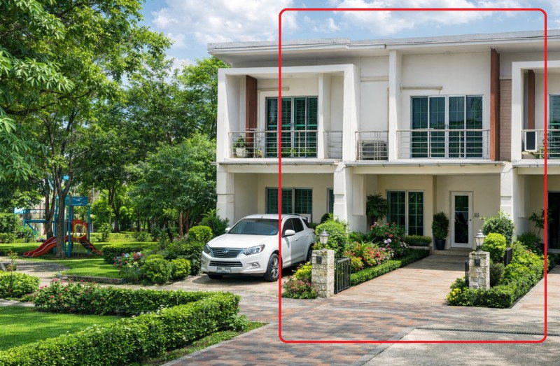 รูป ใกล้ ARL บ้านทับช้าง 1 กม. แอร์เยอะมาก 4A/C ทาวน์เฮ้าส์ 2 ชั้น ข้างๆสวนสาธารณะ 3นอน 2น้ำ และสถานีตำรวจนครบาลประเวศ 850 ม. 30 ตร.ว. - รูปที่ 1/8