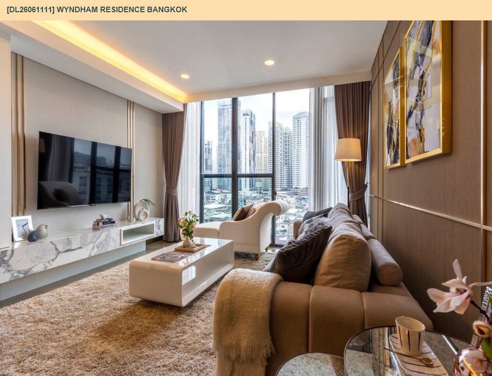 รูป DL26061111 ให้เช่าคอนโด วินด์แฮม เรสซิเดนซ์ แบงค็อค (Wyndham Residence Bangkok) ใกล้ - พร้อมเข้าอยู่ โทรด่วน 0653619502 LineID @952jdxxk - รูปที่ 3/9