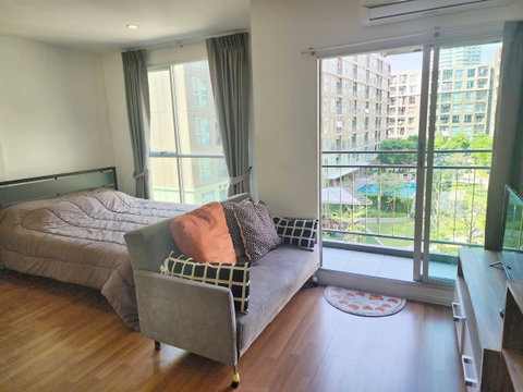 💮ให้เช่าคอนโด Lumpini Place Bangna Km.3 ใกล้ central บางนา ขนาด 23 ตรม. ห้องสวย มีเครื่องซักผ้า เช่าเพียง 7800-