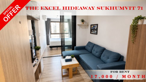 ✨ Beautiful Condo for Rent at The Excel Hideaway Sukhumvit 71 📲( @rent2022)Great Value | Ref. A1171