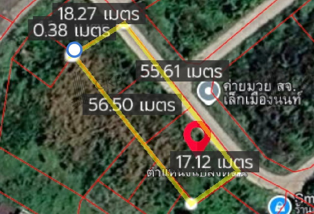 รูป ให้เช่า ที่ดินเปล่า ขนาด 276 ตร.วา ติดถนนคอนกรีต เหมาะกับสร้างที่พักอาศัยหรือโกดัง ใกล้ถนนใหญ่และห้างสรรพสินค้า | 93382 - รูปที่ 9/9