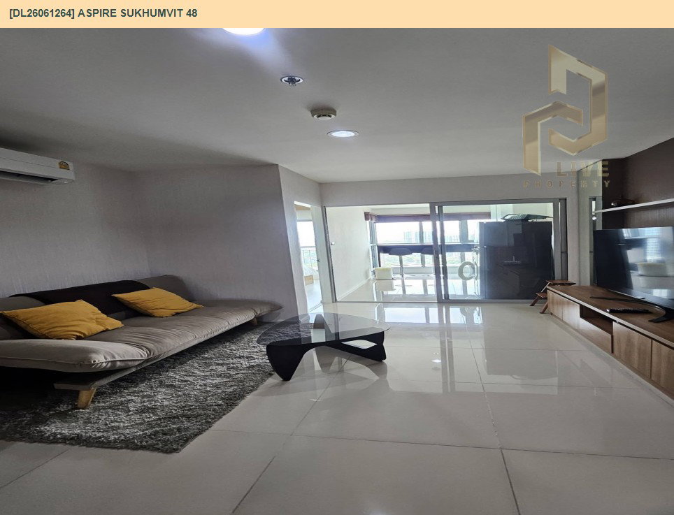 รูป DL26061264 ให้เช่าคอนโด แอสปาย สุขุมวิท 48 (Aspire Sukhumvit 48) ใกล้ BTS พระโขนง พร้อมเข้าอยู่ โทรด่วน 0653619502 LineID @952jdxxk - รูปที่ 3/6
