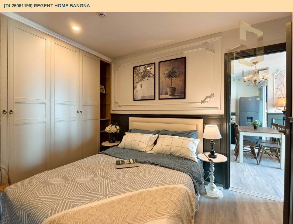 รูป DL26061199 ให้เช่าคอนโด รีเจ้นท์ โฮม บางนา (Regent home bangna) ใกล้ BTS บางนา พร้อมเข้าอยู่ โทรด่วน 0653619502 LineID @952jdxxk - รูปที่ 5/6