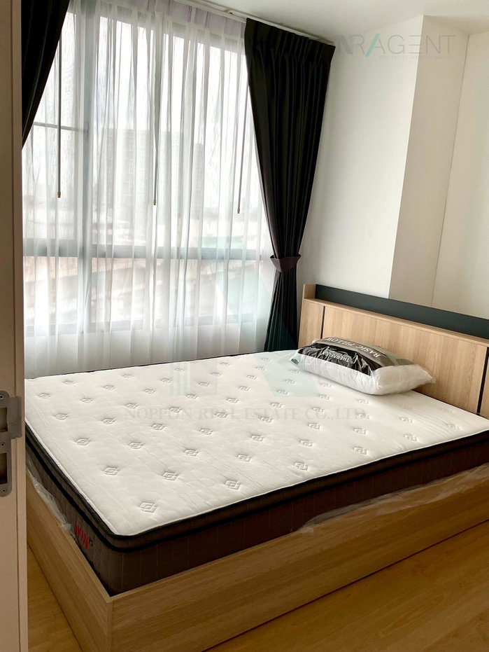 รูป ให้เช่าคอนโด เดอะทรี จรัญสนิทวงศ์ 30 อาคาร B ชั้น 7 1 ห้องนอน ขนาด 25.60 ตรม ใกล้ ตลาดบางขุนศรี ห้องมุม - รูปที่ 3/8