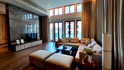 Condos for rent : 🚩 For Rent Condo THE CREST RUAMRUDEE Building 1, Floor 7,3 bed room, Room size 265.00 sqm