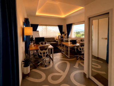 Office for rent Chao Fah Tawan Tok Road Phuket : Furnished Private Office for Rent in Phuket, up to 6 People