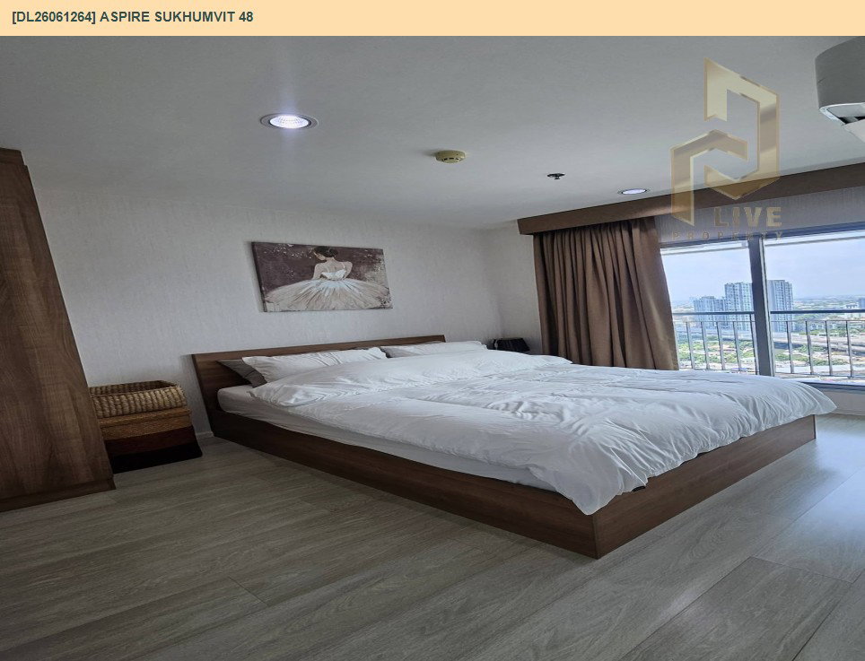 รูป DL26061264 ให้เช่าคอนโด แอสปาย สุขุมวิท 48 (Aspire Sukhumvit 48) ใกล้ BTS พระโขนง พร้อมเข้าอยู่ โทรด่วน 0653619502 LineID @952jdxxk - รูปที่ 5/6