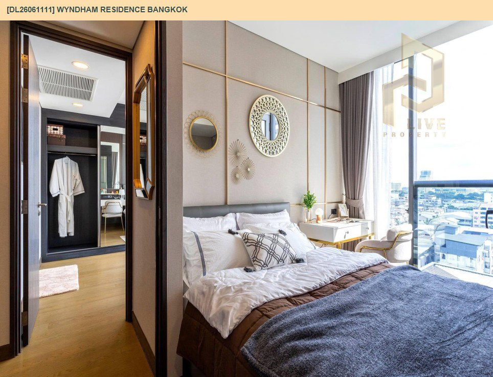 รูป DL26061111 ให้เช่าคอนโด วินด์แฮม เรสซิเดนซ์ แบงค็อค (Wyndham Residence Bangkok) ใกล้ - พร้อมเข้าอยู่ โทรด่วน 0653619502 LineID @952jdxxk - รูปที่ 8/9