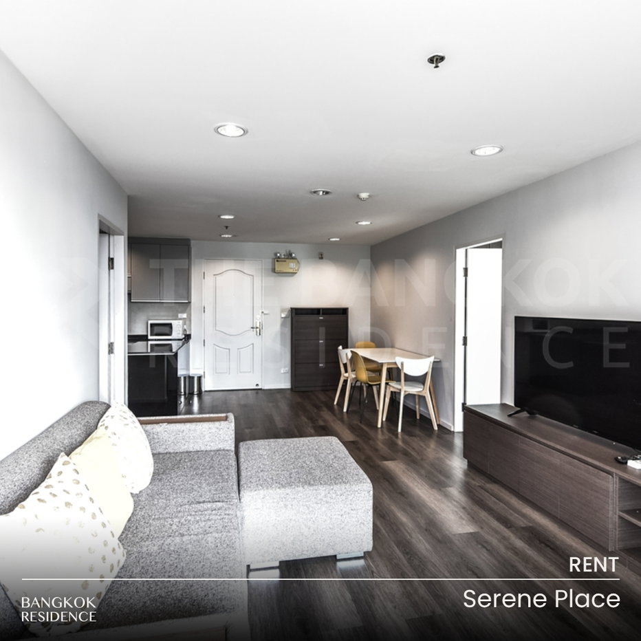 picture Rental Condo 🌇 Serene Place, 2BR 80 sqm 45K 🍃 Stylish Quiet Unit, BTS Phrom Phong  - 1/9