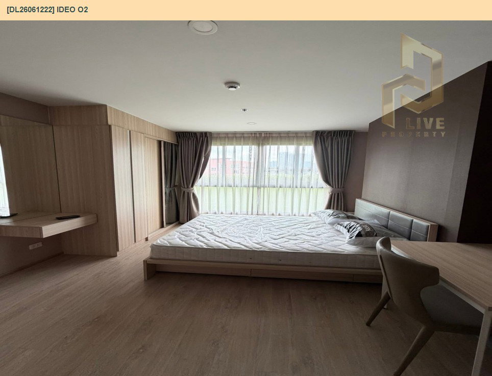 รูป DL26061222 ให้เช่าคอนโด ไอดีโอ โอทู (IDEO O2) ใกล้ BTS บางนา พร้อมเข้าอยู่ โทรด่วน 0614453194 LineID @952jdxxk - รูปที่ 3/6