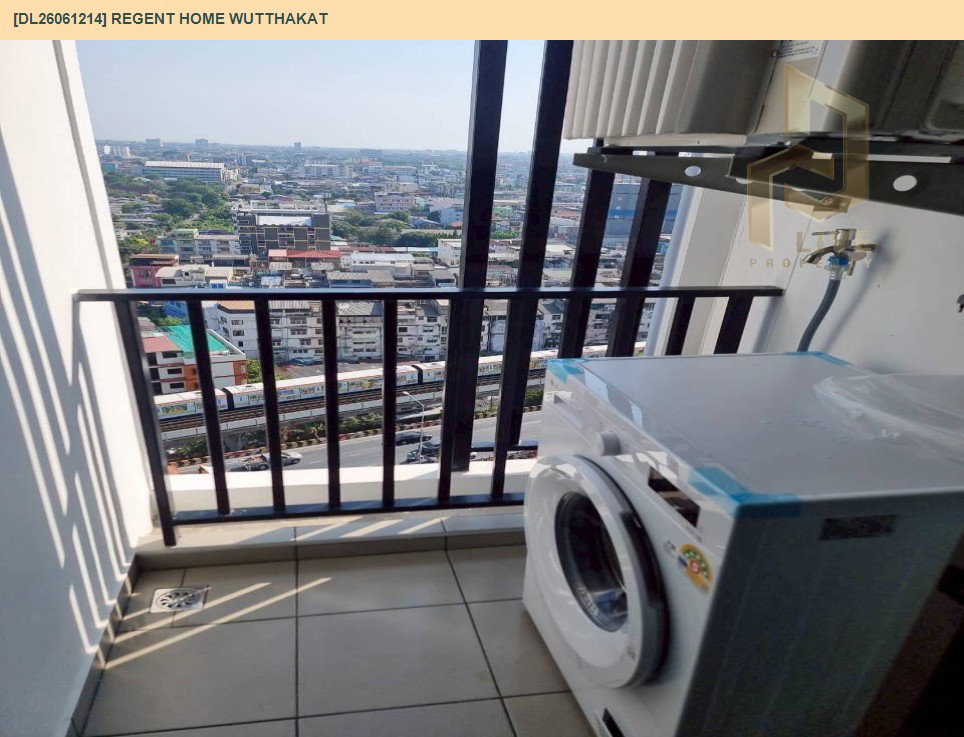 รูป DL26061214 ให้เช่าคอนโด  รีเจ้นท์ โฮม วุฒากาศ (Regent Home Wutthakat) ใกล้ BTS วุฒากาศ พร้อมเข้าอยู่ โทรด่วน 0614453194 LineID @952jdxxk - รูปที่ 5/6