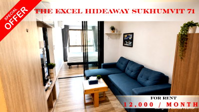 Condos for rent : 🍀🍀 Good Price🍀for Rent at The Excel Hideaway Sukhumvit 71 📲( @rent2022)Great Value | Ref. A1171