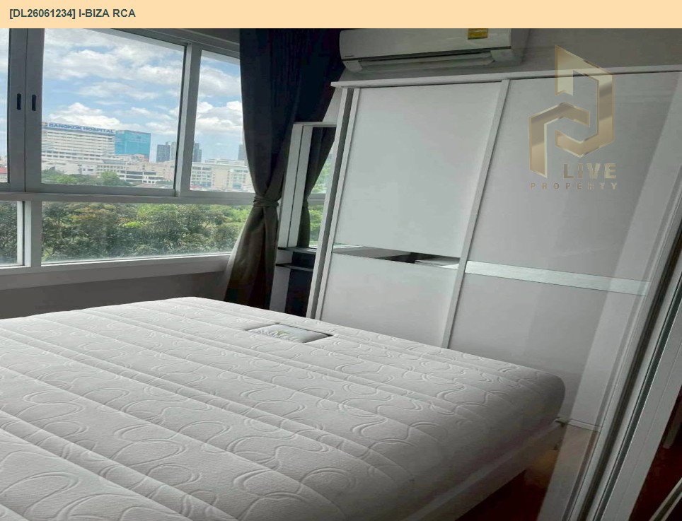 รูป DL26061234 ให้เช่าคอนโด ไอ บิซา อาร์ซีเอ (i-biza RCA) ใกล้ MRT พระราม 9 พร้อมเข้าอยู่ โทรด่วน 0638692663 LineID @952jdxxk - รูปที่ 3/6