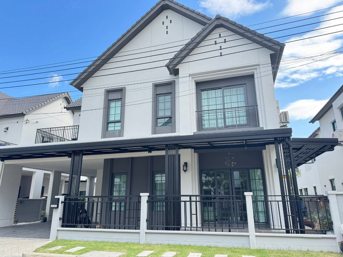 รูป (AA119) Centro Bangna | บ้านหรู Modern Luxury พร้อมอยู่ | บ้านเดี่ยวหรู     แต่งบิวท์อินครบ พร้อมเฟอร์ฯ | ใกล้ Mega Bangna บรรยากาศส่วนตัว  - รูปที่ 2/14