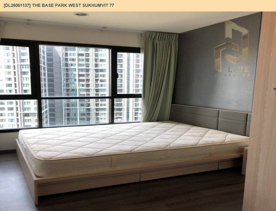 รูป DL26061137 ให้เช่าคอนโด เดอะ เบส พาร์ค เวสต์ สุขุมวิท 77 (The Base Park West Sukhumvit 77) ใกล้ BTS อ่อนนุช พร้อมเข้าอยู่ โทรด่วน 0653619502 LineID @952jdxxk - รูปที่ 10/15