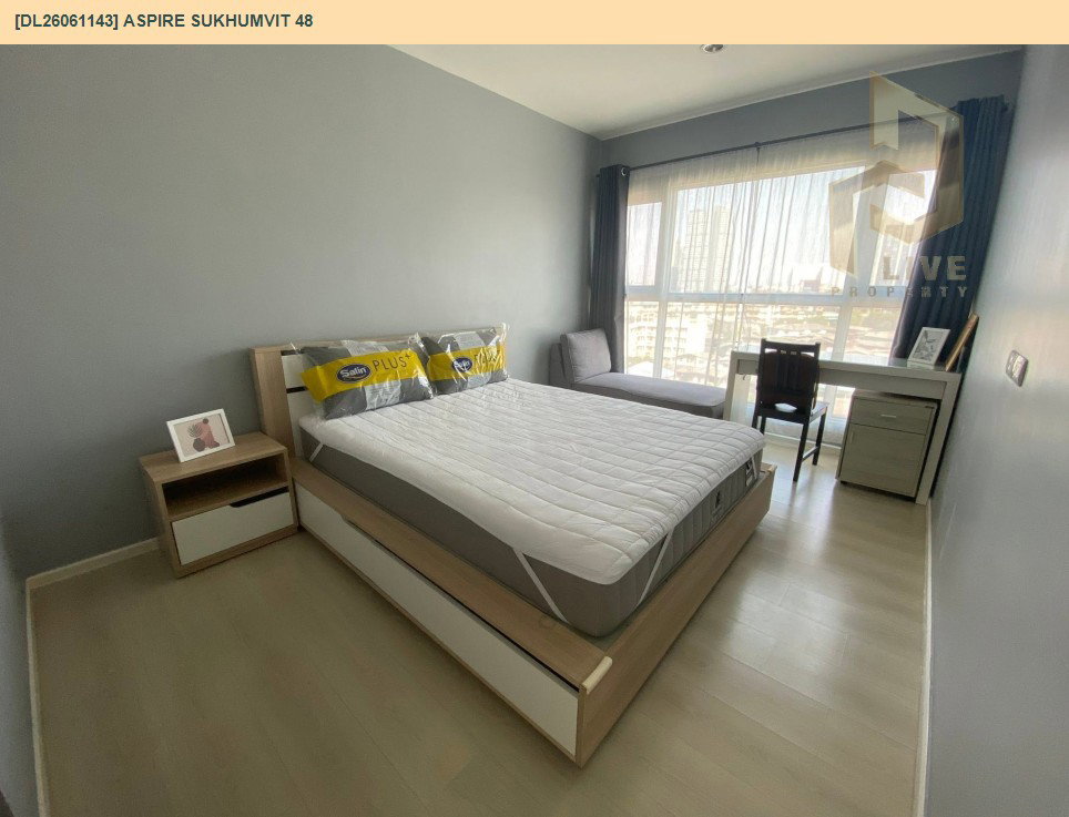 รูป DL26061143 ให้เช่าคอนโด แอสปาย สุขุมวิท 48 (Aspire Sukhumvit 48) ใกล้ BTS พระโขนง พร้อมเข้าอยู่ โทรด่วน 0653619502 LineID @952jdxxk - รูปที่ 2/7