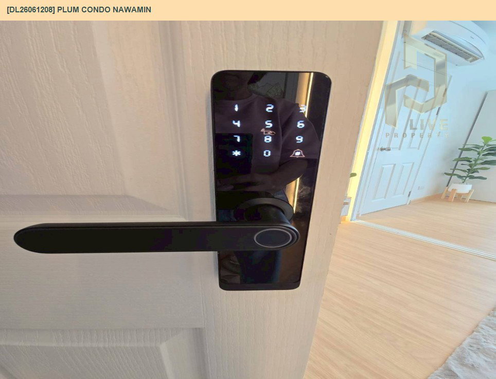 รูป DL26061208 ขายคอนโด พลัม คอนโด นวมินทร์ (Plum Condo Nawamin) ใกล้ - พร้อมเข้าอยู่ โทรด่วน 0653619502 LineID @952jdxxk - รูปที่ 15/16