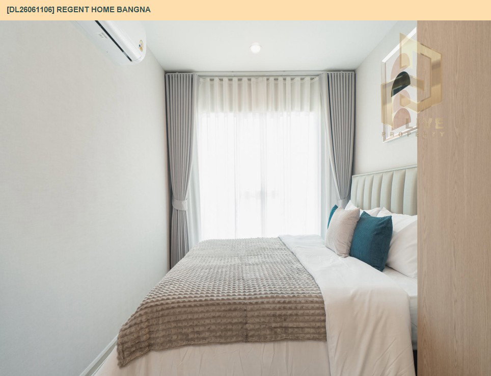 รูป DL26061106 ให้เช่าคอนโด รีเจ้นท์ โฮม บางนา (Regent home bangna) ใกล้ BTS บางนา พร้อมเข้าอยู่ โทรด่วน 0653619502 LineID @952jdxxk - รูปที่ 4/6
