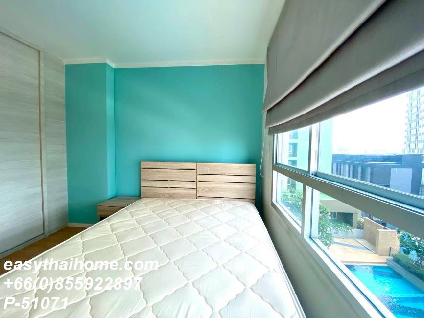 รูป P-51071 — ให้เช่าคอนโด ชั้น 11 อาคาร A Lumpini Place Srinakarin - Huamak Station ใกล้ Airport Link หัวหมาก 085-592-2897 Line: @easythaihome - รูปที่ 23/23