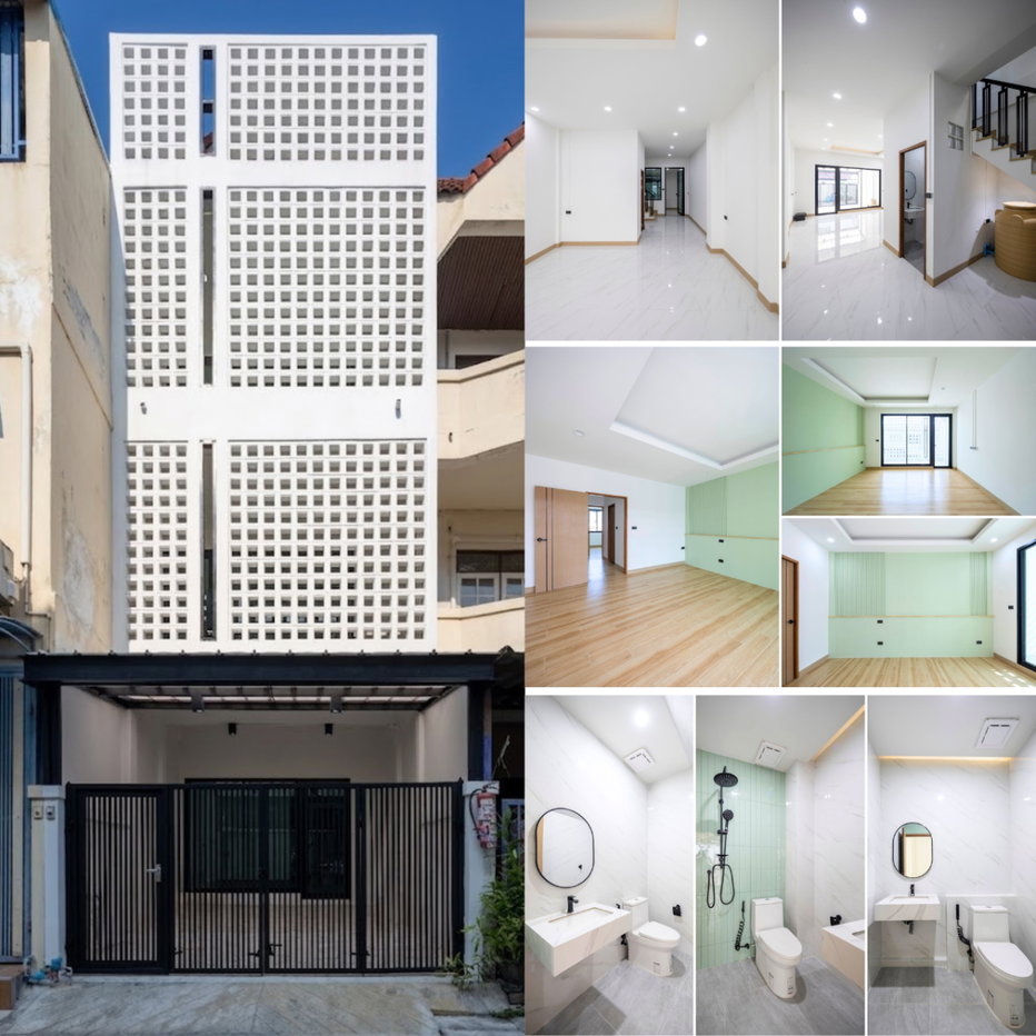 รูป ขาย ทาวน์เฮ้าส์ โฮมออฟฟิศ 3 ชั้น ทำเลบางแวก-พรานนก-ราชพฤกษ์ สไตล์มินิมอล  ฟังก์ชันครบ - รูปที่ 1/7