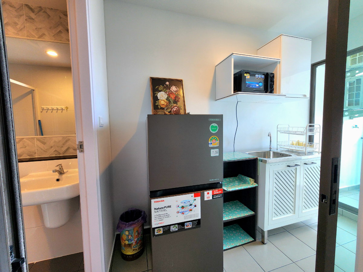 รูป **ห้องใหม่มือ 1 แต่งเสร็จ ให้เช่าเลยครับ** Regent Home วุฒากาศ ทำเล BTS วุฒากาศเพียง 300 เมตร ราคาดีห้องสวยพร้อมอยู่ มีเครื่องซักผ้า!! - รูปที่ 24/62