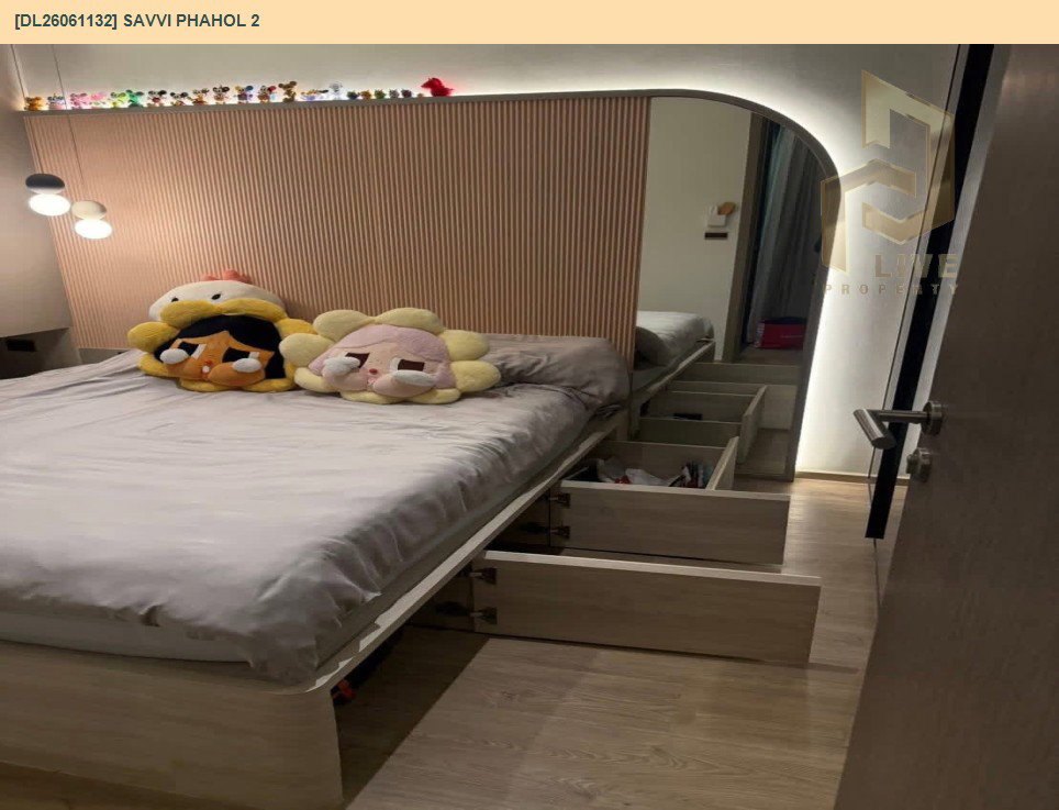 รูป DL26061132 ให้เช่าคอนโด แซฟวี่ พหล 2 (Savvi Phahol 2) ใกล้ - พร้อมเข้าอยู่ โทรด่วน 0653619502 LineID @952jdxxk - รูปที่ 8/11