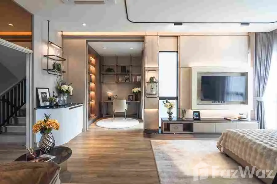 รูป ทาวน์โฮม HomeOffice ทำเลกรุงเทพกรีฑา เข้าเมืองพระราม 9 สะดวก 6478756 - รูปที่ 8/11