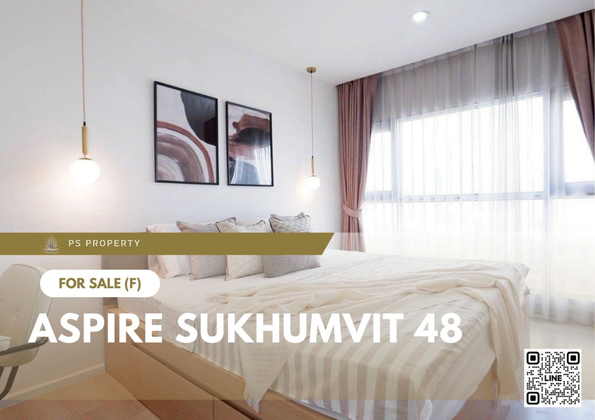 รูป ขายด่วน 📍 Aspire Sukhumvit 48 📍 2 ห้องนอน 2 ห้องน้ำ เฟอร์นิเจอร์ และ เครื่องใช้ไฟฟ้าครบ ใกล้ BTS เอกมัย - รูปที่ 1/11