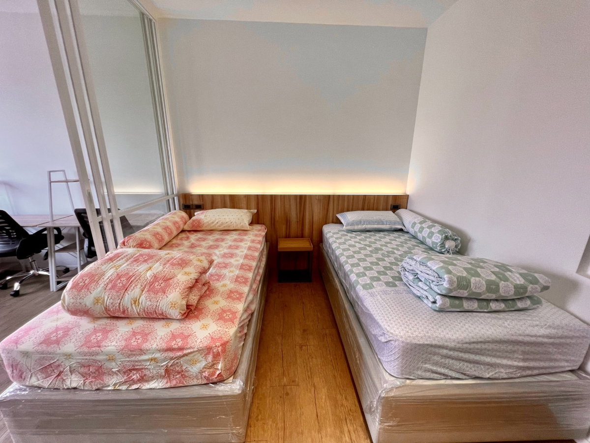 รูป Triple Y Residence【𝐒𝐄𝐋𝐋 & 𝐑𝐄𝐍𝐓】🔥 ห้องเตียงคู่ สำหรับคนมาเป็นคู่! ตกแต่งสวย เฟอร์พร้อม วิวดี ขั้นสูง🔥 ติดต่อไลน์ไอดี: @hacondo - รูปที่ 3/12