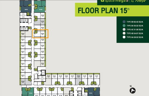 ขายคอนโด A SPACE MEGA 2 ห้องใหม่ ยังไม่เคยมีใครอยู่ บรรยากาศดีมาก ห้องฝั่งทิศตะวันออก