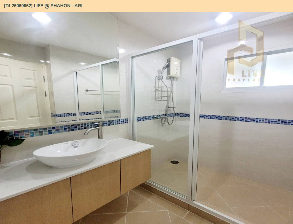 รูป DL26060962 ให้เช่าคอนโด ไลฟ์ แอท พหลฯ - อารีย์ (Life @ Phahon - Ari) ใกล้ BTS สะพานควาย พร้อมเข้าอยู่ โทรด่วน 0638692663 LineID @952jdxxk - รูปที่ 7/10