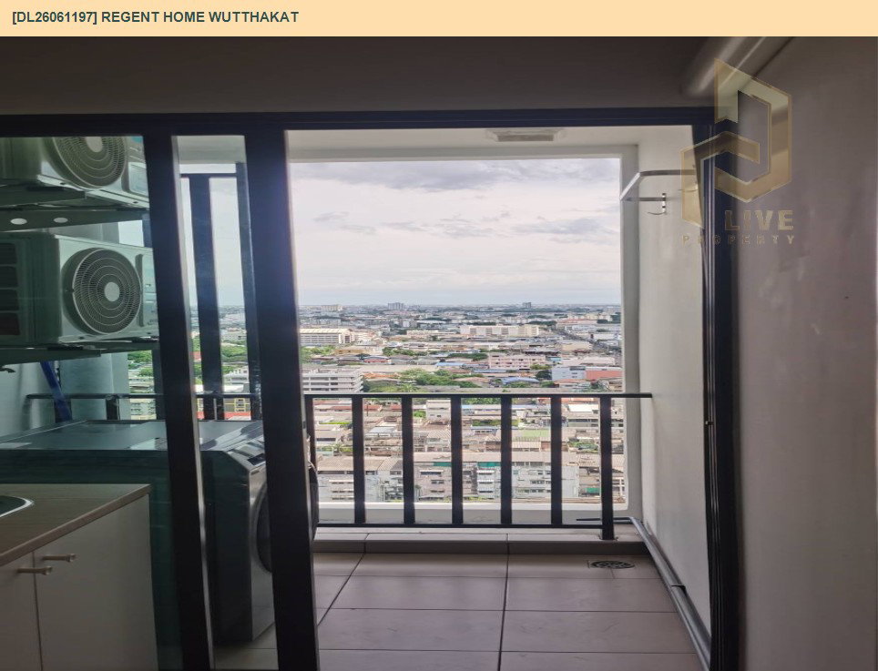 รูป DL26061197 ให้เช่าคอนโด  รีเจ้นท์ โฮม วุฒากาศ (Regent Home Wutthakat) ใกล้ BTS วุฒากาศ พร้อมเข้าอยู่ โทรด่วน 0653619502 LineID @952jdxxk - รูปที่ 10/12