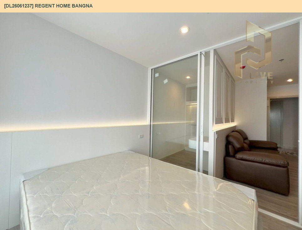 รูป DL26061237 ให้เช่าคอนโด รีเจ้นท์ โฮม บางนา (Regent home bangna) ใกล้ BTS บางนา พร้อมเข้าอยู่ โทรด่วน 0653619502 LineID @952jdxxk - รูปที่ 3/6