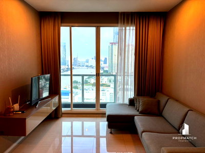 คอนโดให้เช่า : PM038058 ✨Flash Deal ✨ Menam Residences (1Bed 1Bath 47 SQM.) พร้อมอยู่ ! เพียง 30,000 บาทต่อเดือน Tel.0981315848 @propmatch