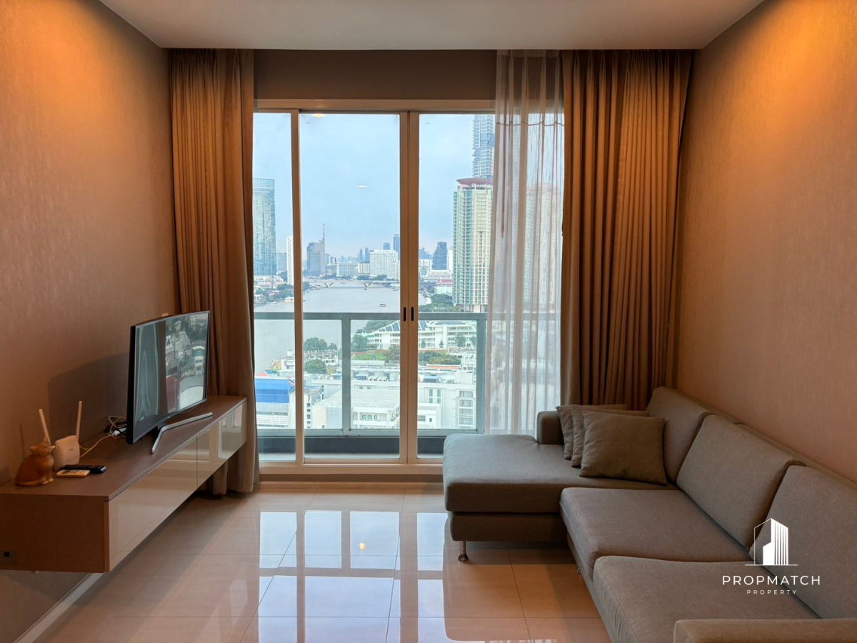 รูป PM038058 ✨Flash Deal ✨ Menam Residences (1Bed 1Bath 47 SQM.) พร้อมอยู่ ! เพียง 30,000 บาทต่อเดือน Tel.0981315848 @propmatch - รูปที่ 1/9