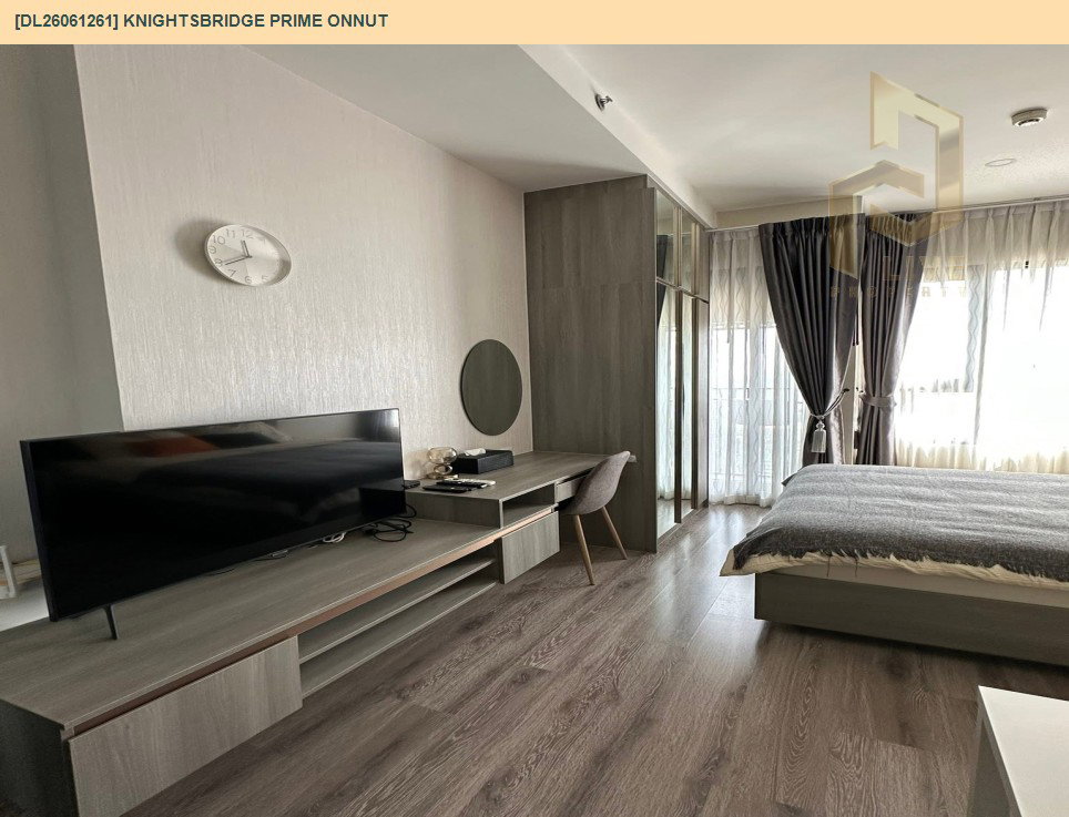 รูป DL26061261 ให้เช่าคอนโด ไนท์บริดจ์ ไพร์ม อ่อนนุช (Knightsbridge Prime Onnut) ใกล้ BTS อ่อนนุช พร้อมเข้าอยู่ โทรด่วน 0638692663 LineID @952jdxxk - รูปที่ 4/6