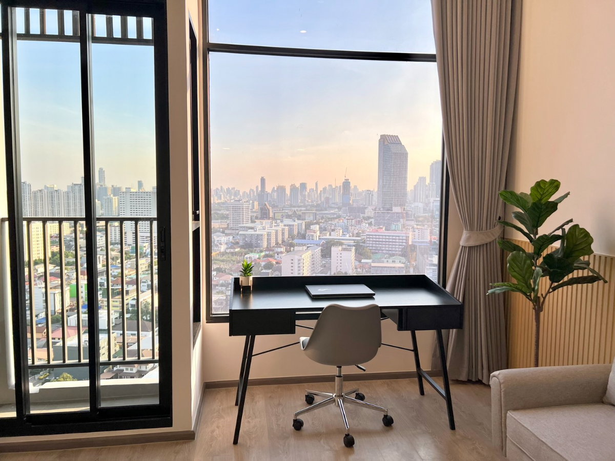 รูป 🔥 ให้เช่า คอนโด 1 Bedroom Duo Space 🔥  ใจกลางห้วยขวาง I Soho Bangkok Ratchada✨  - รูปที่ 2/17
