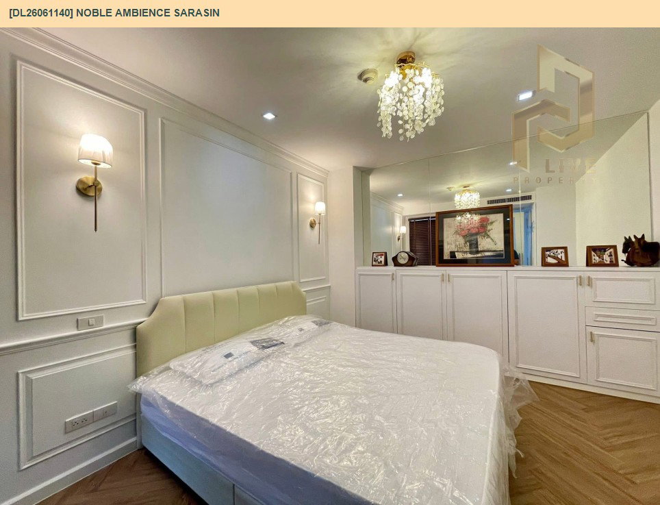 รูป DL26061140 ให้เช่าคอนโด โนเบิล แอมเบียนส์ สารสิน (Noble Ambience Sarasin) ใกล้ - พร้อมเข้าอยู่ โทรด่วน 0653619502 LineID @952jdxxk - รูปที่ 4/6