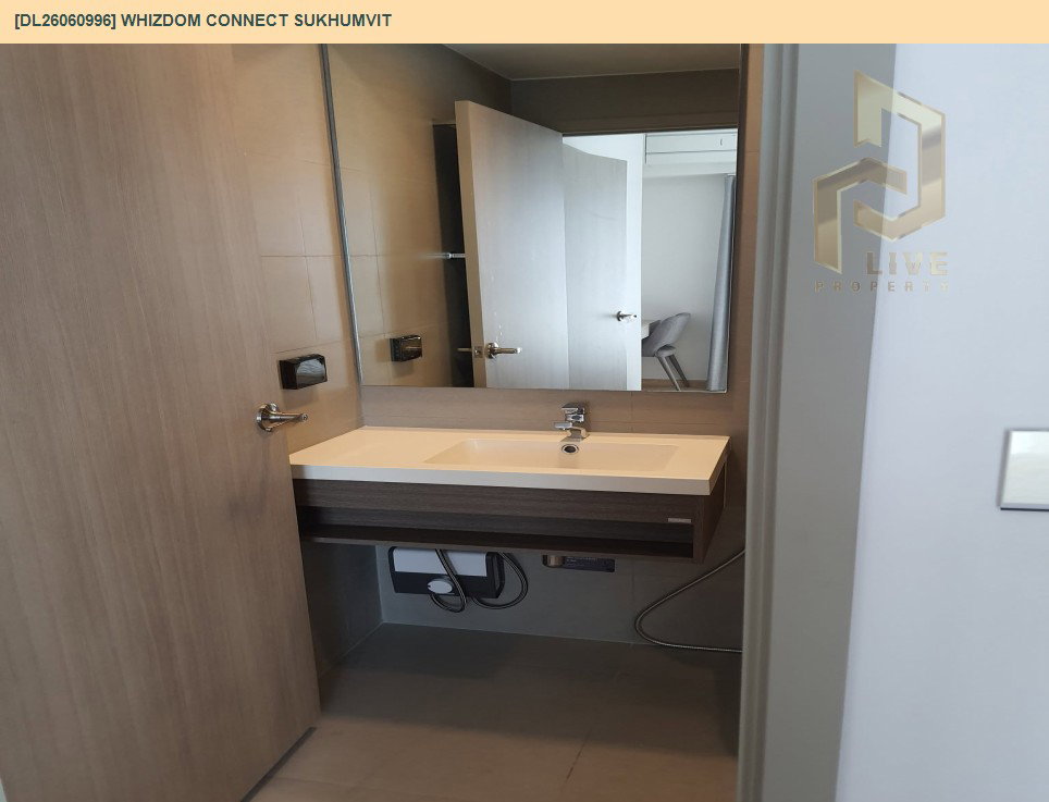 รูป DL26060996 ให้เช่าคอนโด วิซดอม ค็อนเน็ค สุขุมวิท (Whizdom Connect Sukhumvit) ใกล้ BTS ปุณณวิธี พร้อมเข้าอยู่ โทรด่วน 0653619502 LineID @952jdxxk - รูปที่ 6/6
