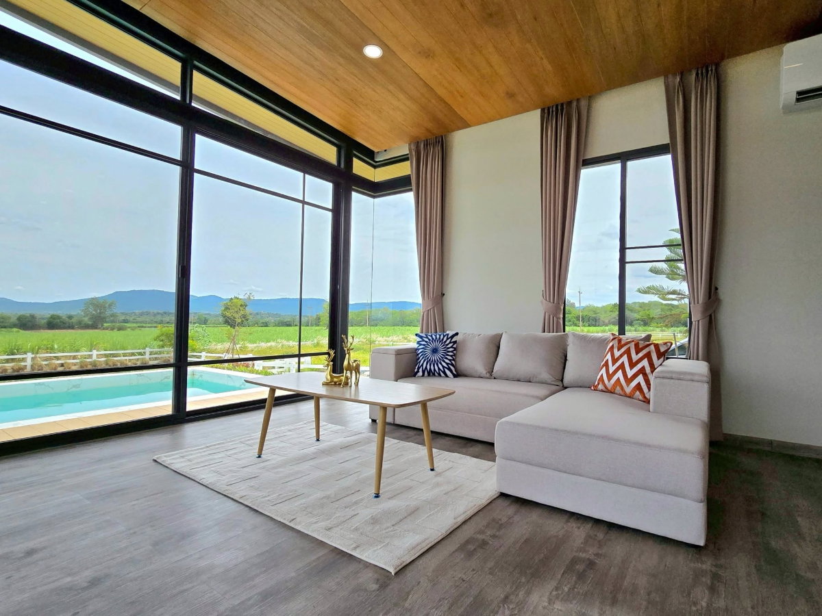รูป ขายพูลวิลล่าเขาใหญ่ วิวพาโนรามา! บ้าน 2 หลังพร้อมสระส่วนตัว เหมาะทำ Airbnb ลงทุนคุ้ม เฟอร์ครบ เลี้ยงสัตว์ได้ 14.9 ลบ. - รูปที่ 8/18