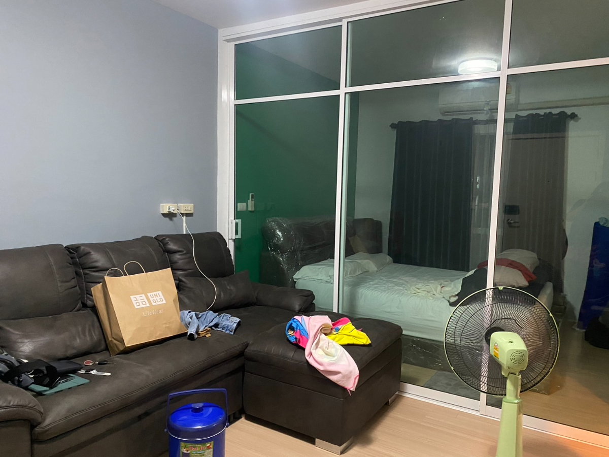รูป ขายห้องสภาพดี เครื่องปรับอากาศ 2 ตัว UNIO จรัญ3 (กั้น1 นอน) 28 ตรม ตึก H ชั้น 5 ใกล้ MRT ท่าพระ - รูปที่ 4/14