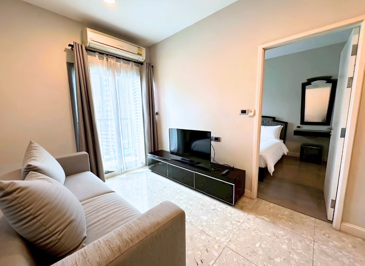 รูป 🔥 The Crest Sukhumvit 34 เพียง 28,000 บาท ✨ 1 ห้องนอน 35 ตร.ม. ชั้น 10 ใกล้ BTS ทองหล่อ - รูปที่ 3/6