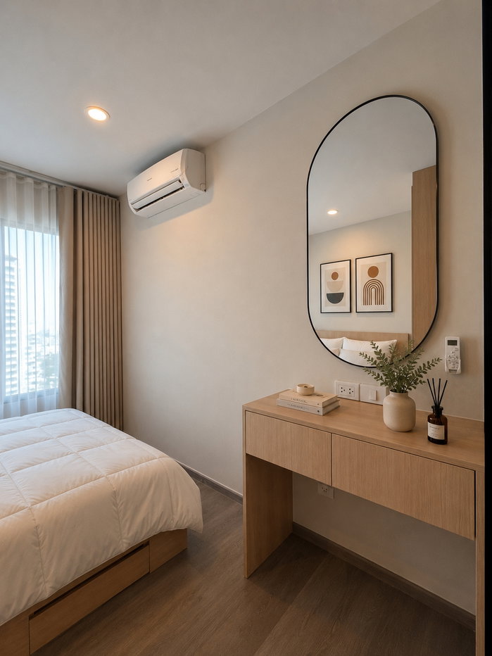 รูป 【Owner post】Regent Home วุฒากาศ ติด BTS วุฒากาศ | ห้อง 1 Bed วิวเมือง | เฟอร์ ไฟฟ้าครบพร้อมอยู่ | เพียง 11,000/เดือน - รูปที่ 7/11