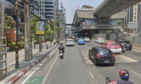 รูป ขายที่ดิน ติดถนนสีลม ใกล้ Central บางรัก - รูปที่ 1/4