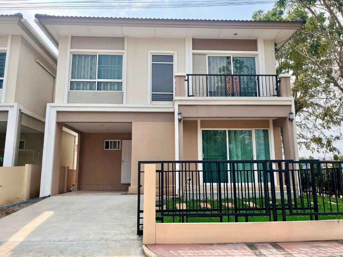 รูป  ให้เช่าบ้านเดี่ยว หมู่บ้านภัสสรไพรด์ ปิ่นเกล้า–วงแหวน พร้อมเข้าอยู่ เฟอร์นิเจอร์และเครื่องใช้ไฟฟ้าครบเลี้ยงสุนัขพันธุ์เล็กหรือแมวได้ 1 ตัว - รูปที่ 2/14
