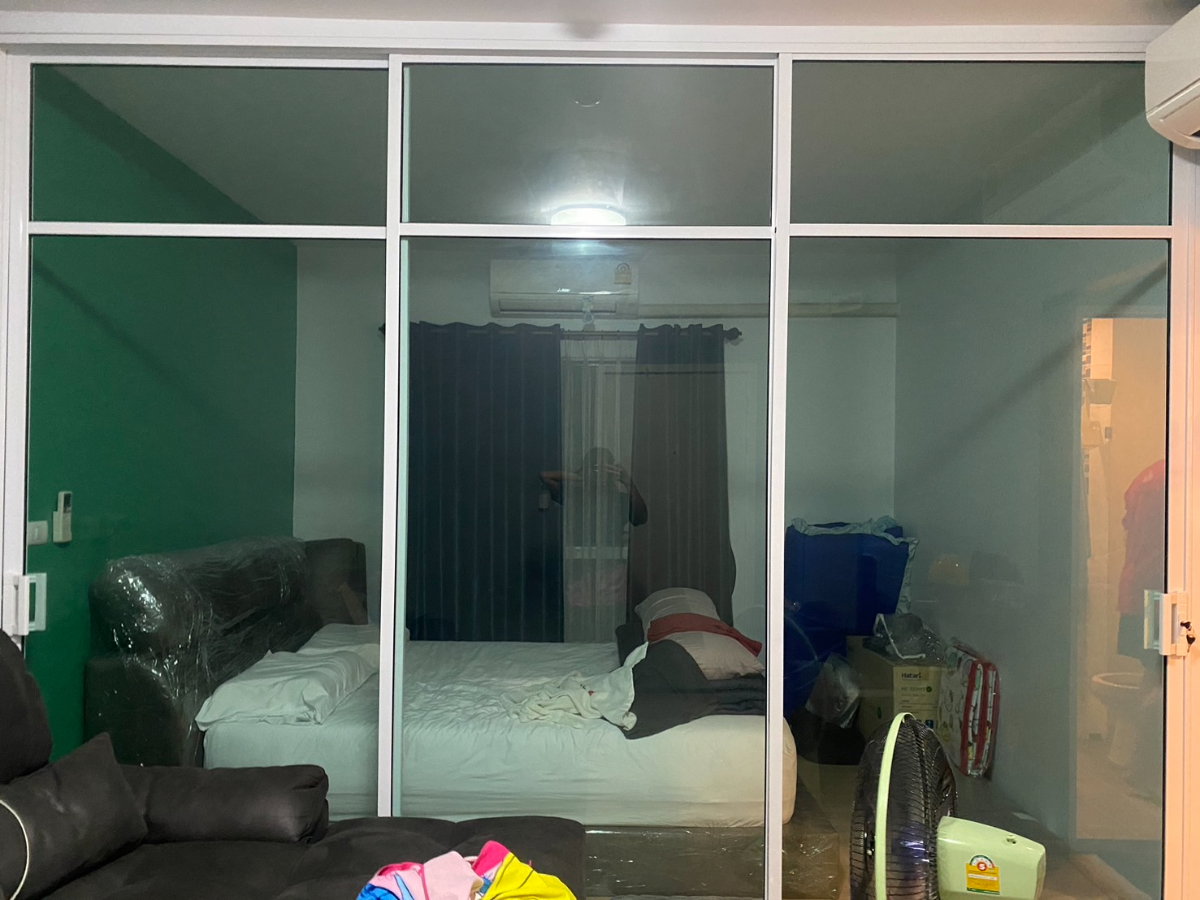 รูป ขายห้องสภาพดี เครื่องปรับอากาศ 2 ตัว UNIO จรัญ3 (กั้น1 นอน) 28 ตรม ตึก H ชั้น 5 ใกล้ MRT ท่าพระ - รูปที่ 14/14