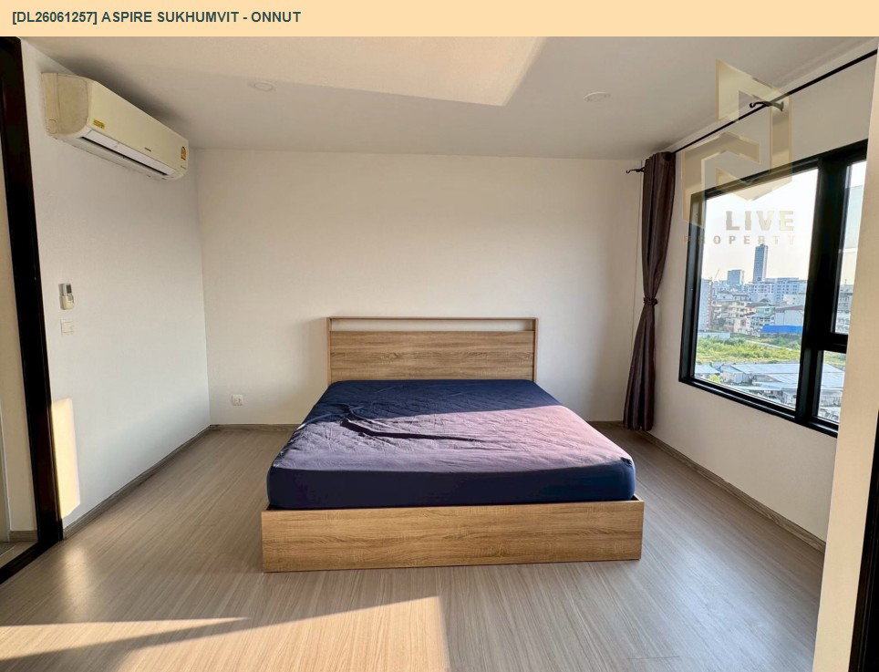 รูป DL26061257 ให้เช่าคอนโด แอสปาย สุขุมวิท - อ่อนนุช (Aspire Sukhumvit - Onnut) ใกล้ BTS อ่อนนุช พร้อมเข้าอยู่ โทรด่วน 0638692663 LineID @952jdxxk - รูปที่ 2/12