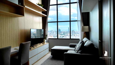 คอนโดให้เช่า : PM016973 ✨Flash Deal ✨ KnightsBridge Prime Sathorn (1Bed 1Bath 44 SQM.) พร้อมอยู่ ! เพียง 34,000 บาทต่อเดือน Tel.0981315848 @propmatch