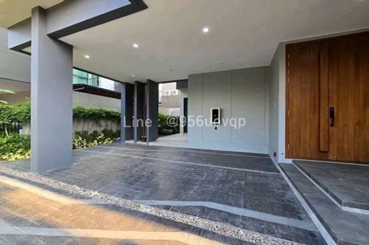 4-bed house for rent, 440 sqm, 70 sq wah, The Gentry Phatthanakan 2