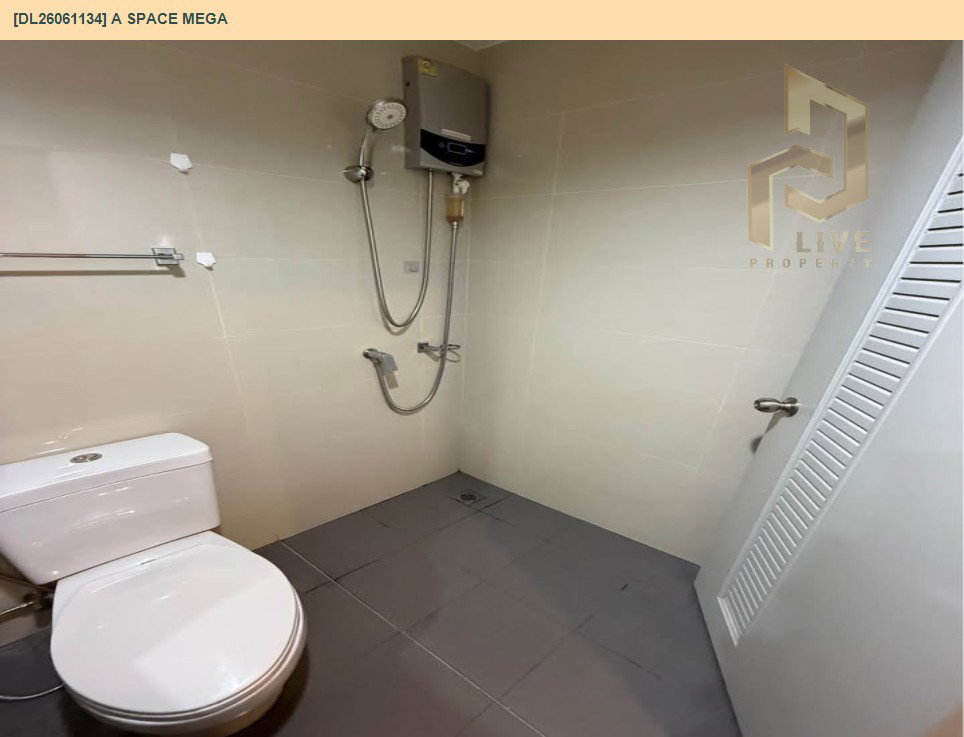 รูป DL26061134 ให้เช่าคอนโด เอ สเปซ เมกา (A space mega) ใกล้ - พร้อมเข้าอยู่ โทรด่วน 0638692663 LineID @952jdxxk - รูปที่ 9/9